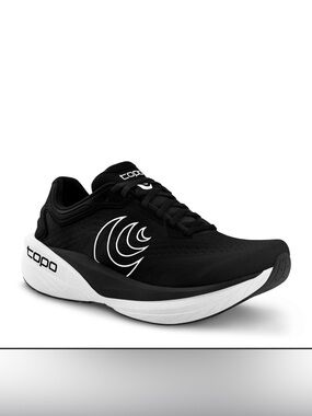 Topo Athletic Women' s Atmos Black/White 5mm Drop Running Shoes Size 10 W